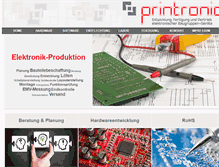 Tablet Screenshot of printronic.de